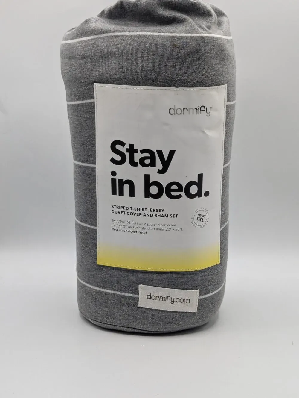 Dormify Twin/Twin XL Striped Jersey Duvet Cover (68